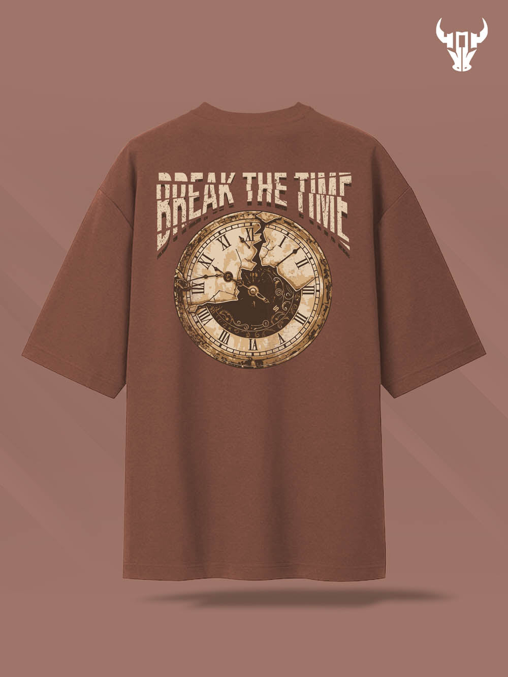 'Break the Time' Unisex Oversized Graphic Tee
