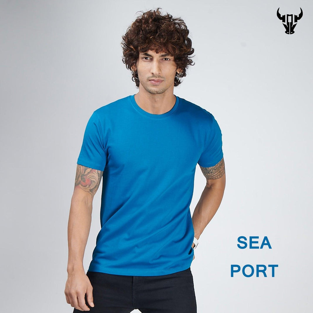 SeaPort Men's Half Sleeve T-Shirt - House Of Hustlers