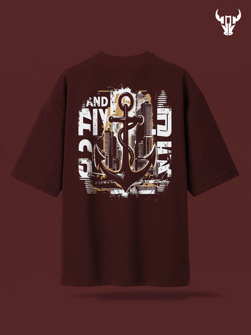 'The Anchor' Unisex Oversized Graphic Tee