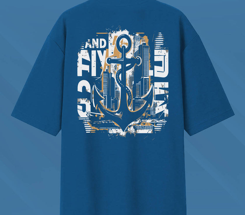 'The Anchor' Unisex Oversized Graphic Tee