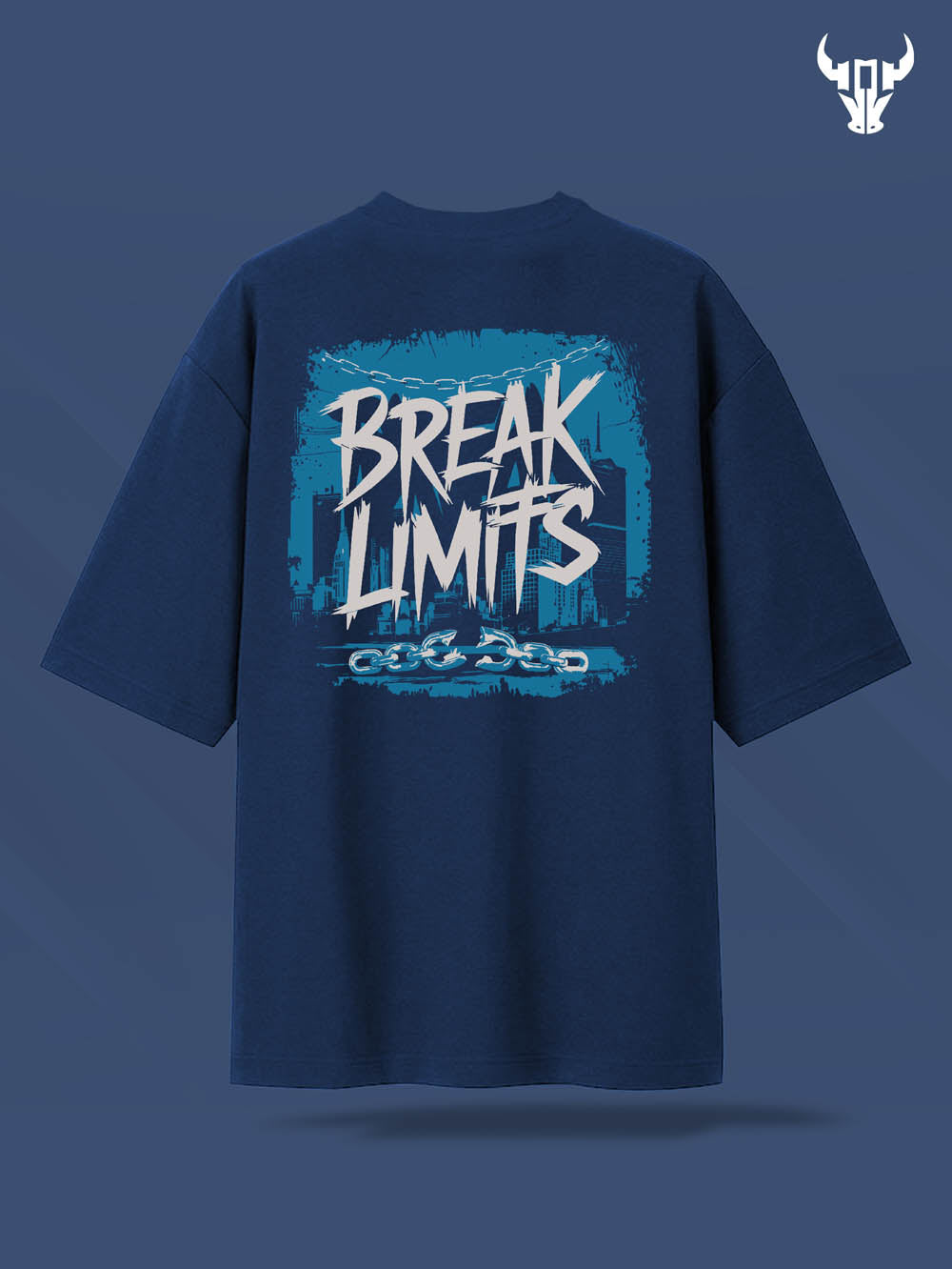 'Break Limits' Unisex Oversized Graphic Tee