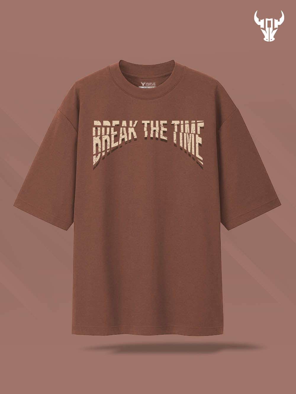 'Break the Time' Unisex Oversized Graphic Tee