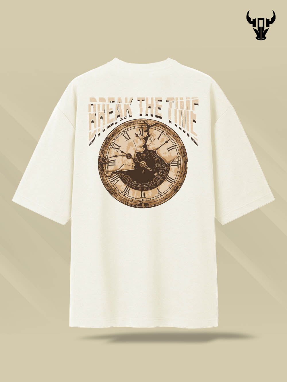 'Break the Time' Unisex Oversized Graphic Tee