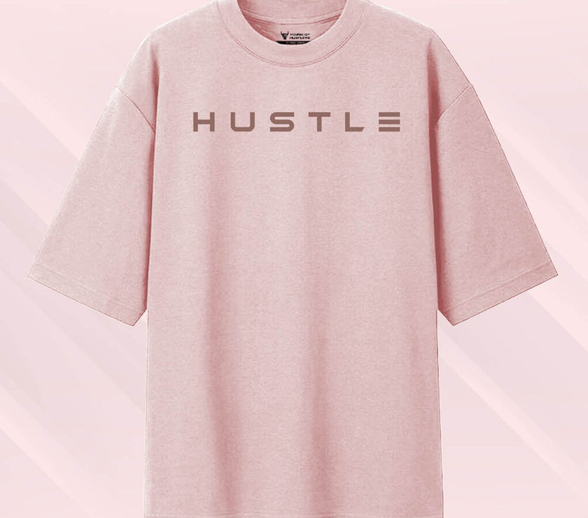 'Hustle Time' Unisex Oversized Graphic Tee