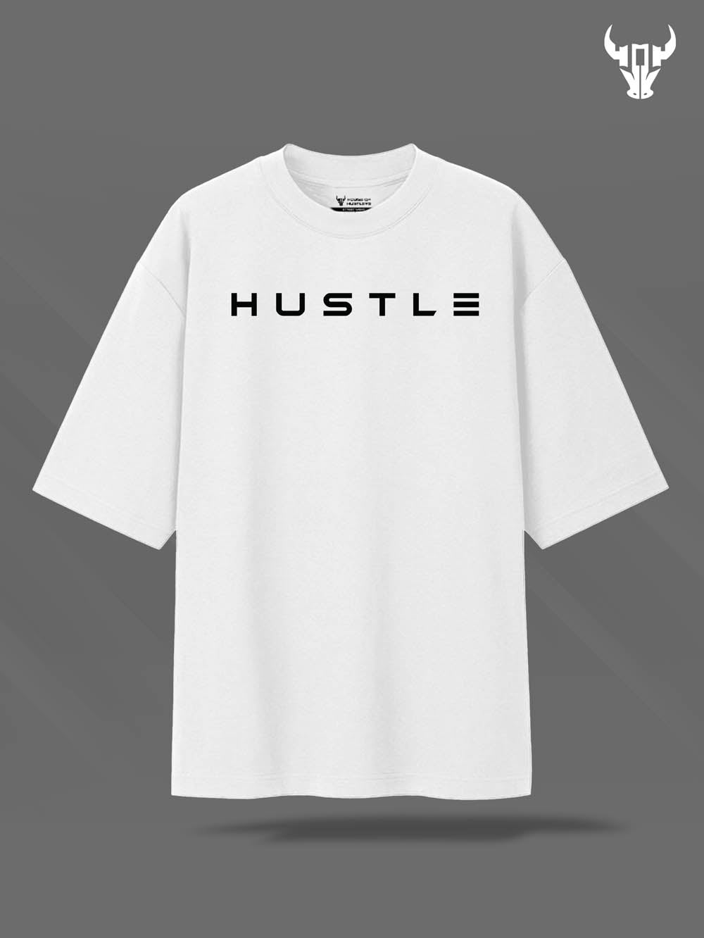 'Hustle Time' Unisex Oversized Graphic Tee
