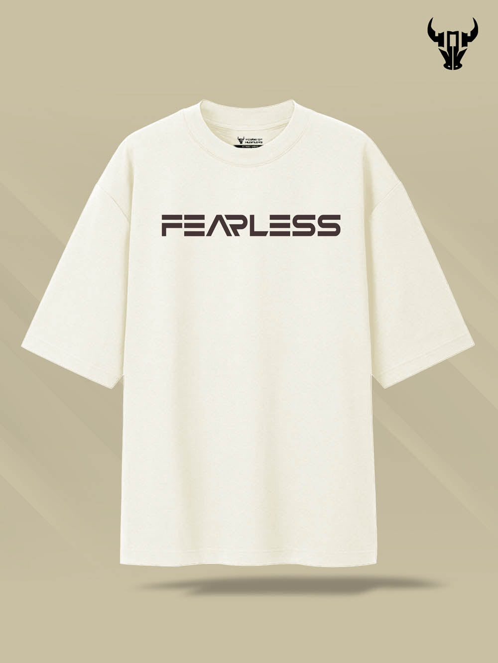 'Fearless : The Mighty' Unisex Oversized Graphic Tee