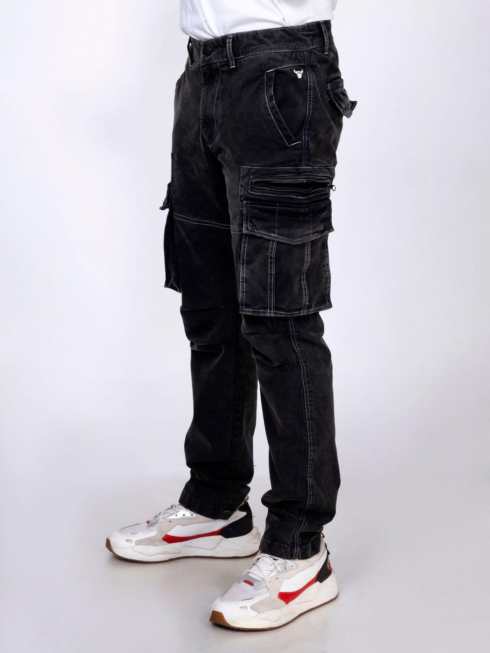 Black Unisex Cargo - House Of Hustlers