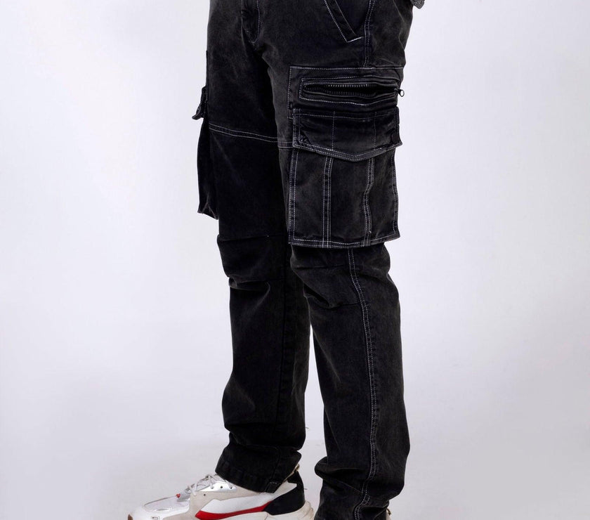 Black Unisex Cargo - House Of Hustlers