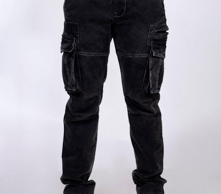 Black Unisex Cargo - House Of Hustlers