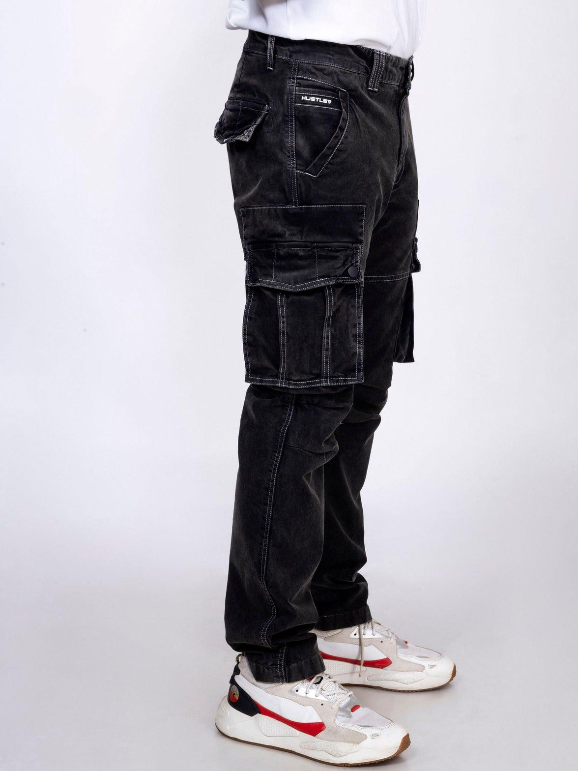 Black Unisex Cargo - House Of Hustlers