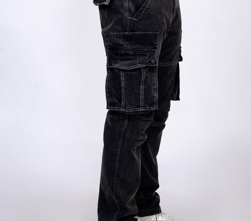 Black Unisex Cargo - House Of Hustlers