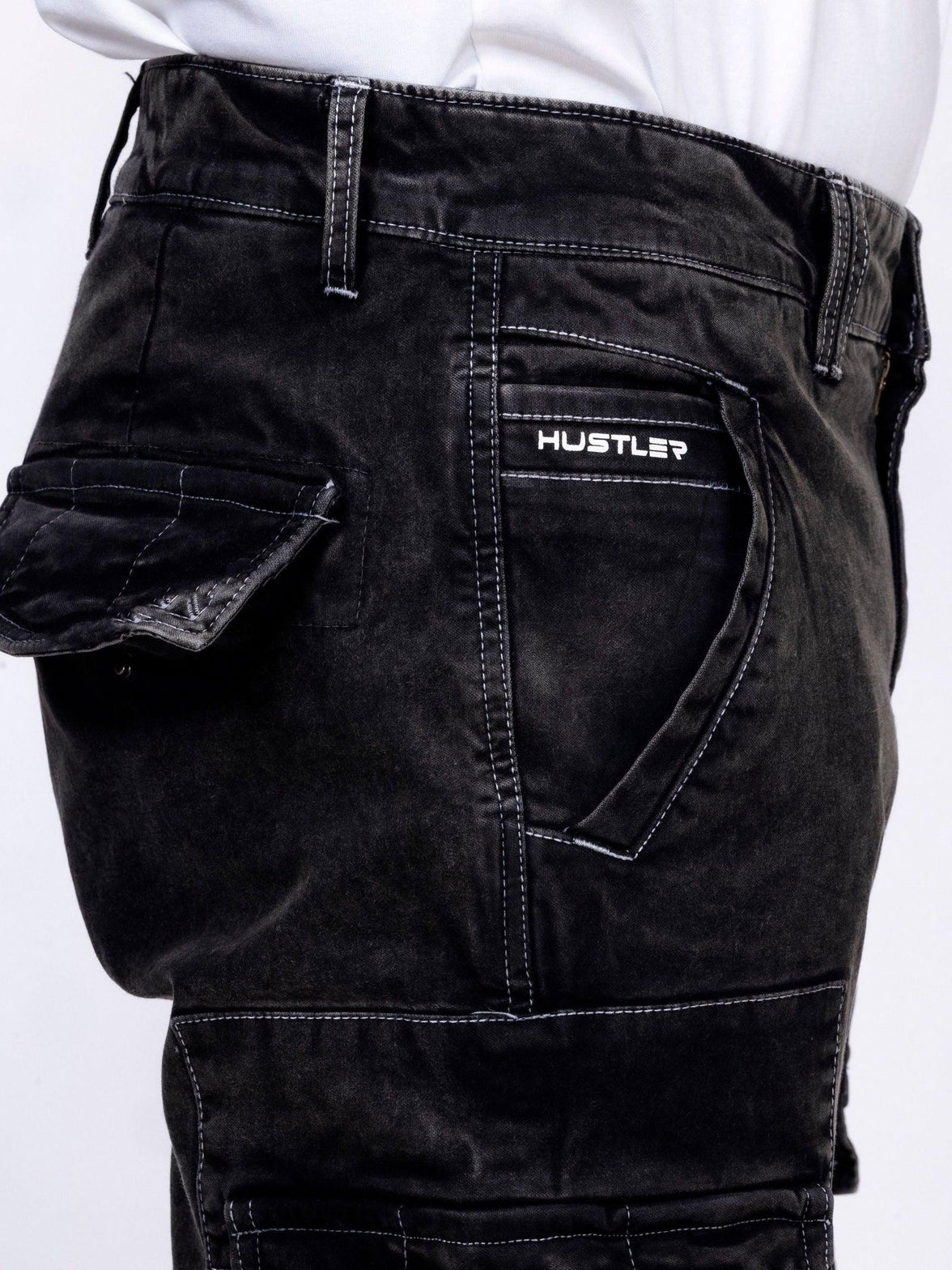 Black Unisex Cargo - House Of Hustlers