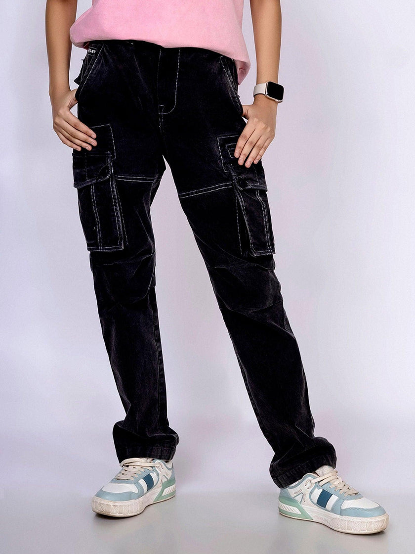Black Unisex Cargo - House Of Hustlers