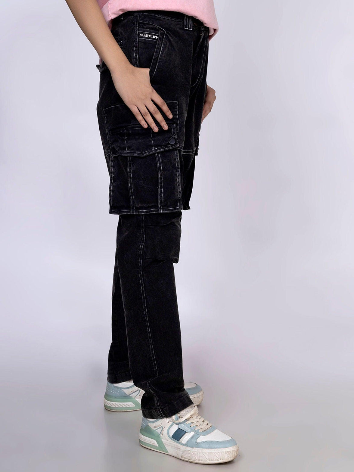 Black Unisex Cargo - House Of Hustlers