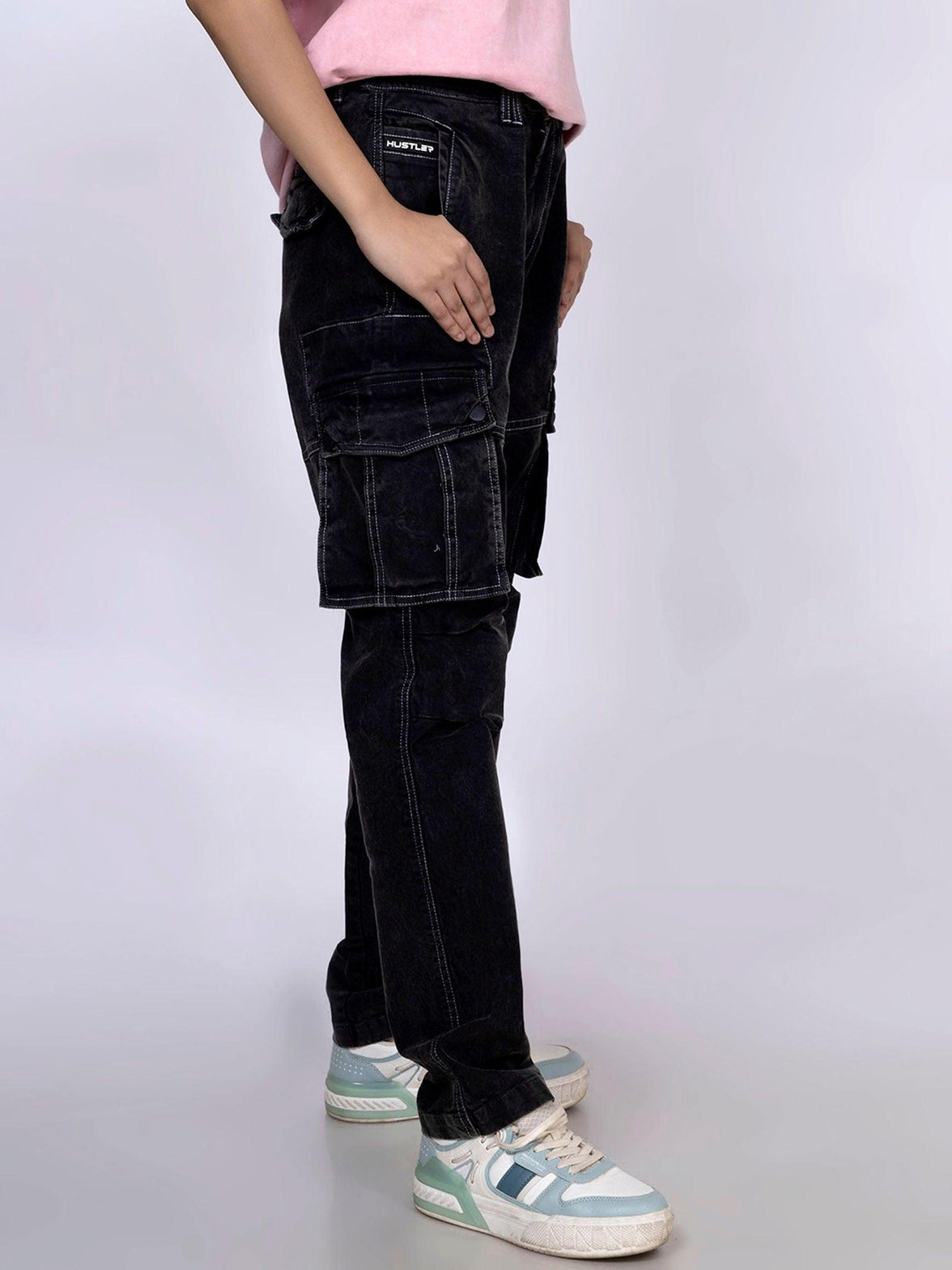 Black Unisex Cargo - House Of Hustlers