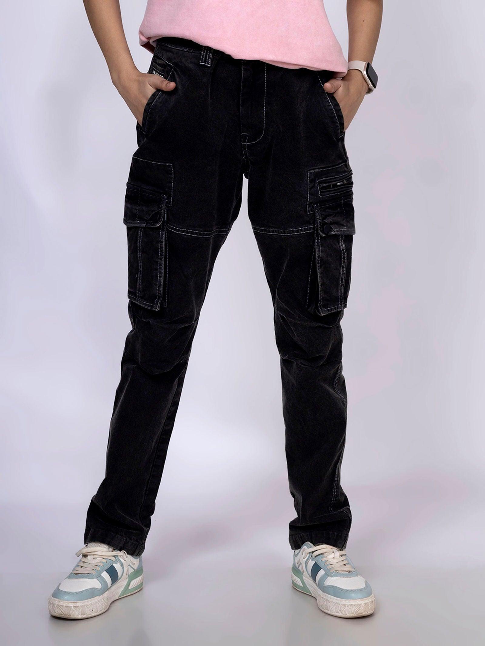 Black Unisex Cargo - House Of Hustlers