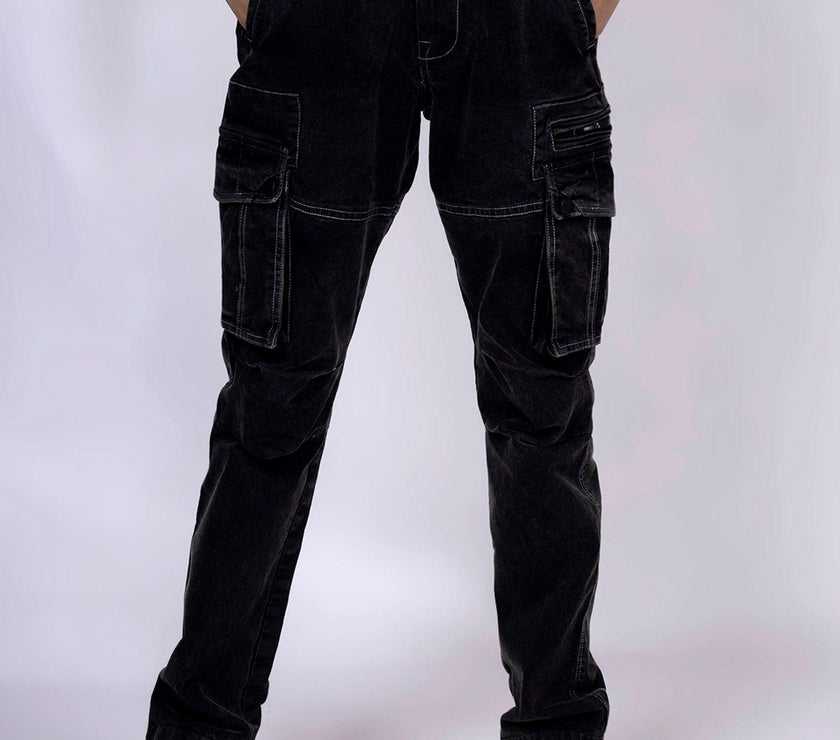 Black Unisex Cargo - House Of Hustlers