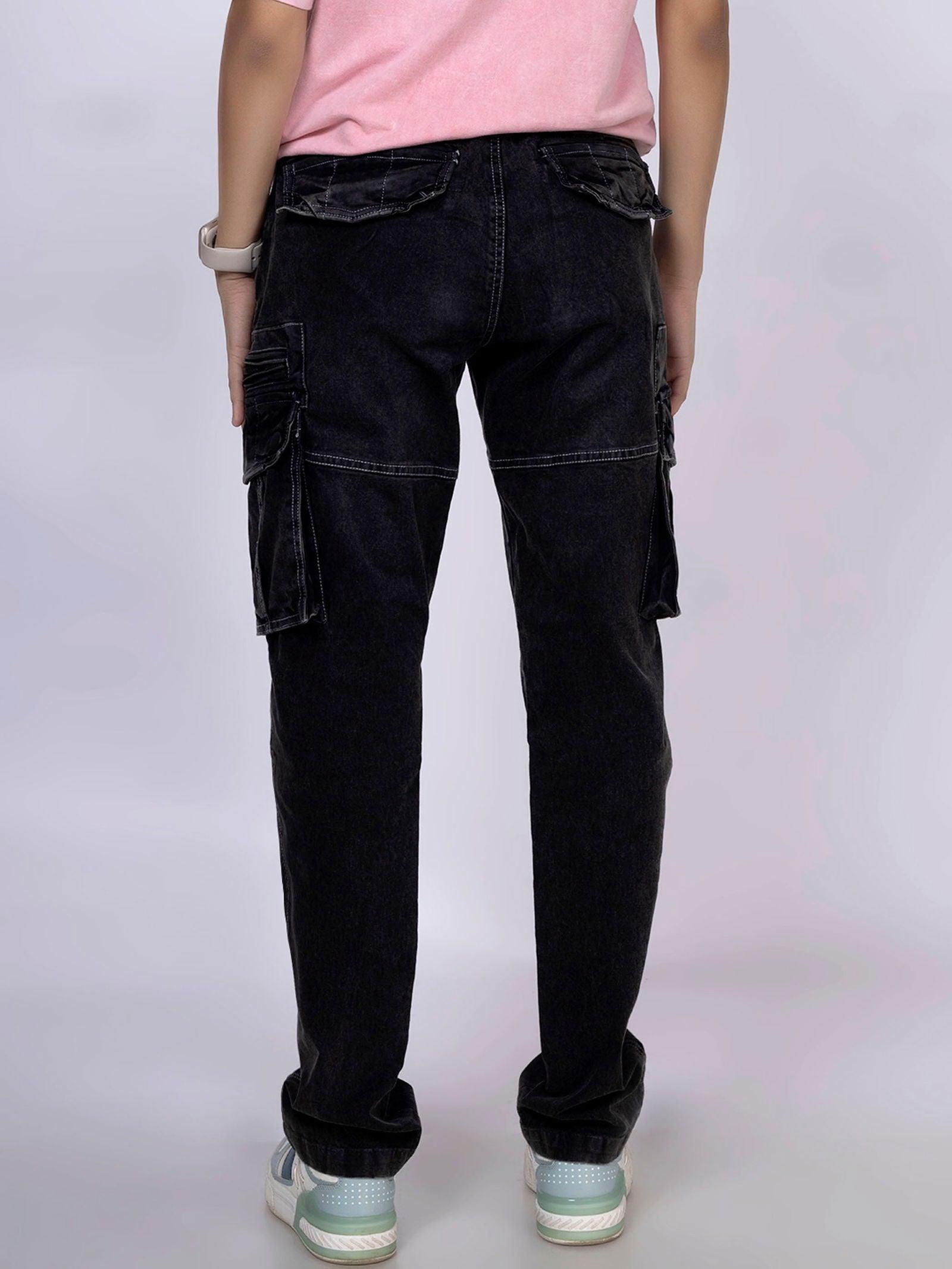 Black Unisex Cargo - House Of Hustlers