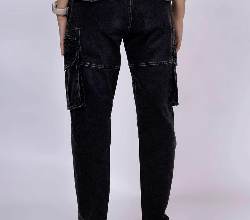 Black Unisex Cargo - House Of Hustlers