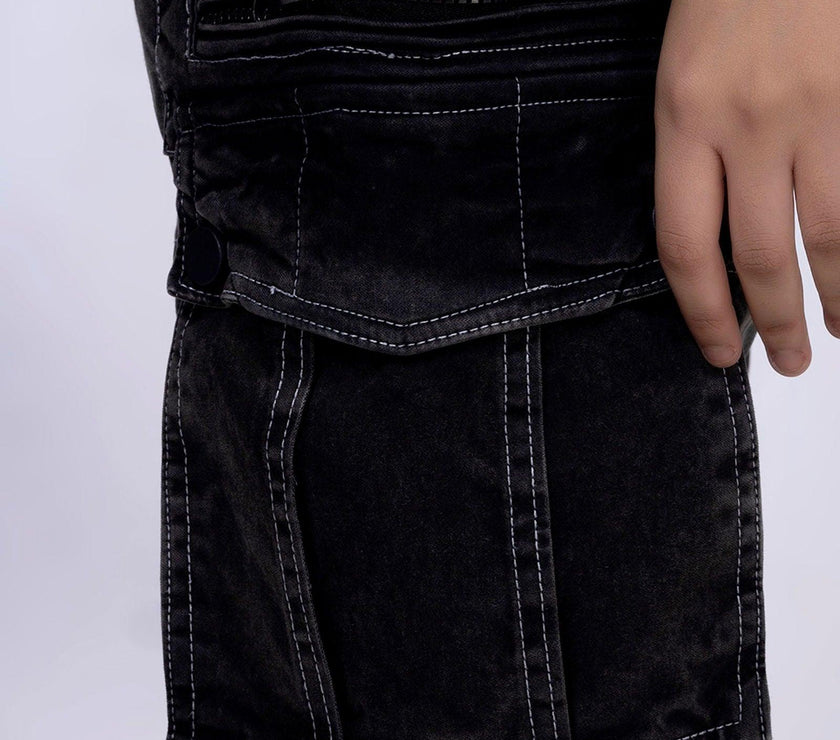 Black Unisex Cargo - House Of Hustlers