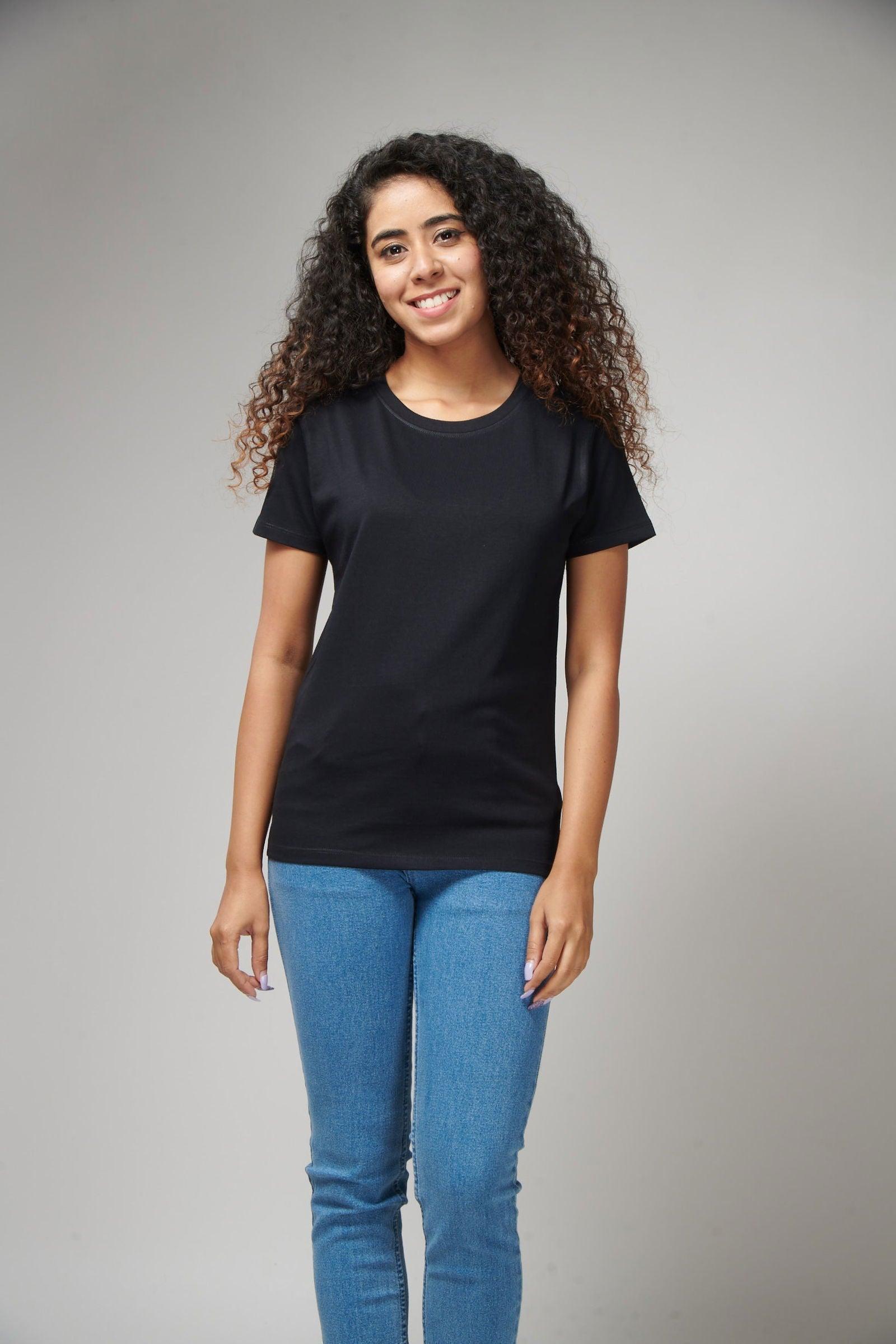 Black Women's Half Sleeve T-Shirt - House Of Hustlers
