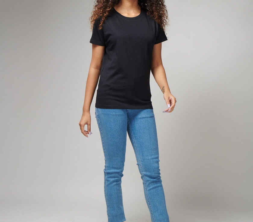 Black Women's Half Sleeve T-Shirt - House Of Hustlers