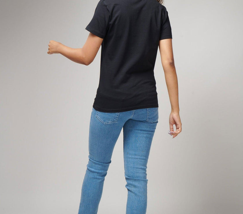 Black Women's Half Sleeve T-Shirt - House Of Hustlers