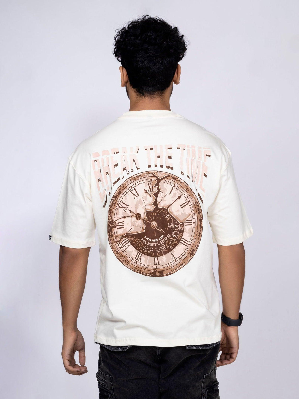 'Break the Time' Unisex Oversized Graphic Tee - House Of Hustlers