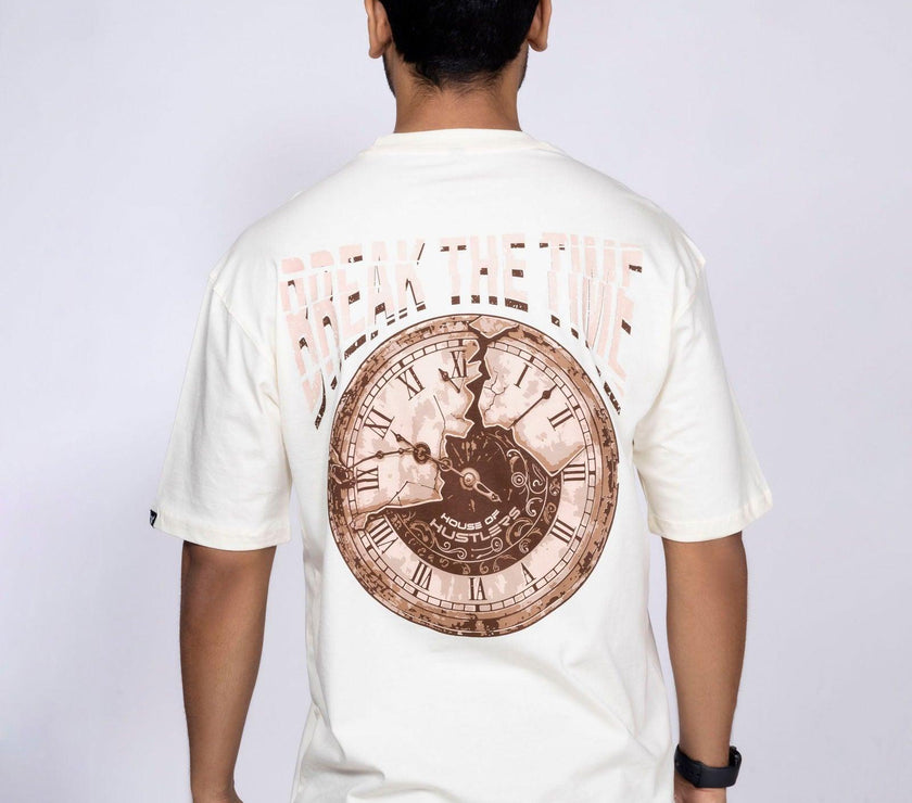 'Break the Time' Unisex Oversized Graphic Tee - House Of Hustlers