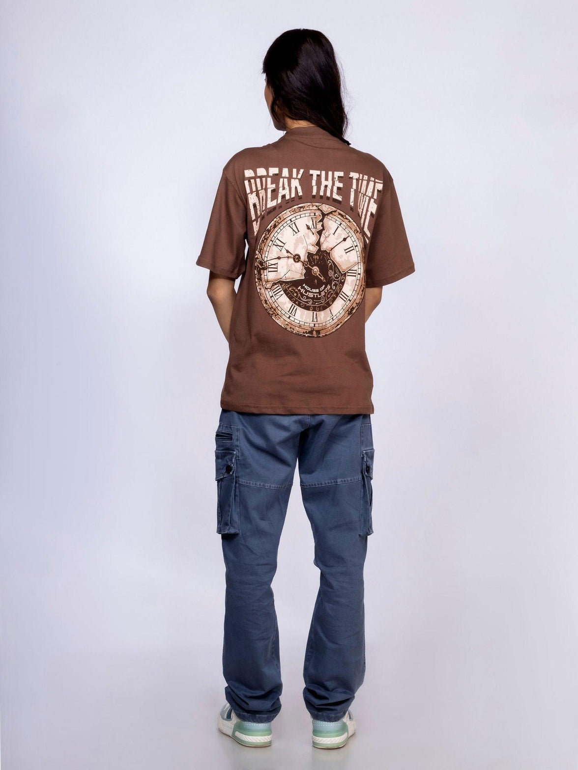 'Break the Time' Unisex Oversized Graphic Tee - House Of Hustlers