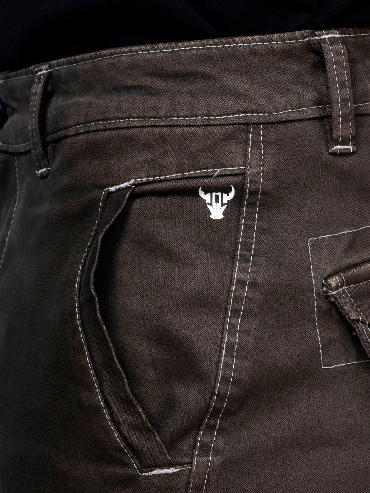 Brown Unisex Cargo - House Of Hustlers