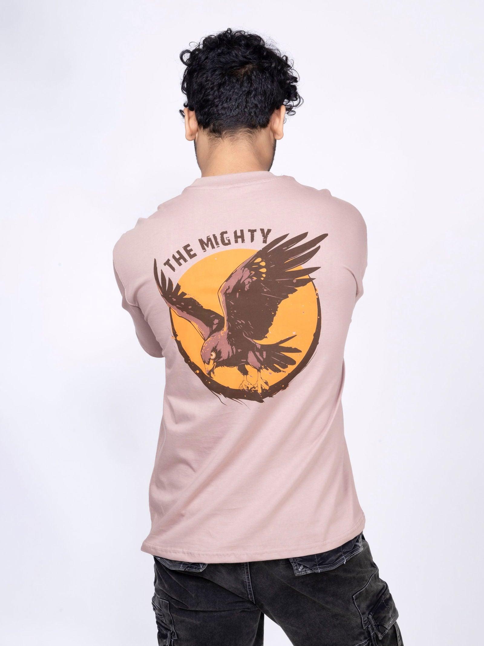 'Fearless : The Mighty' Unisex Oversized Graphic Tee - House Of Hustlers
