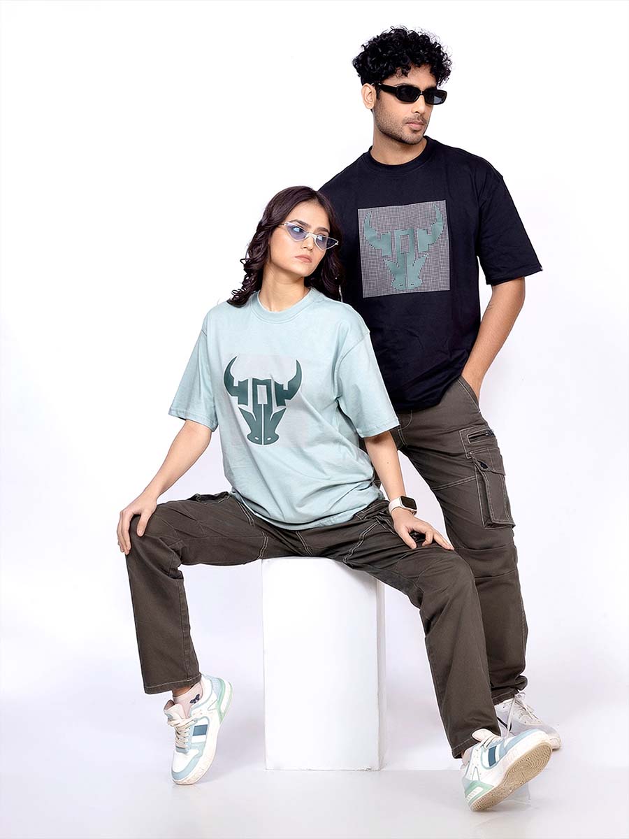 HOH Logo Oversized Graphic Tee - House Of Hustlers