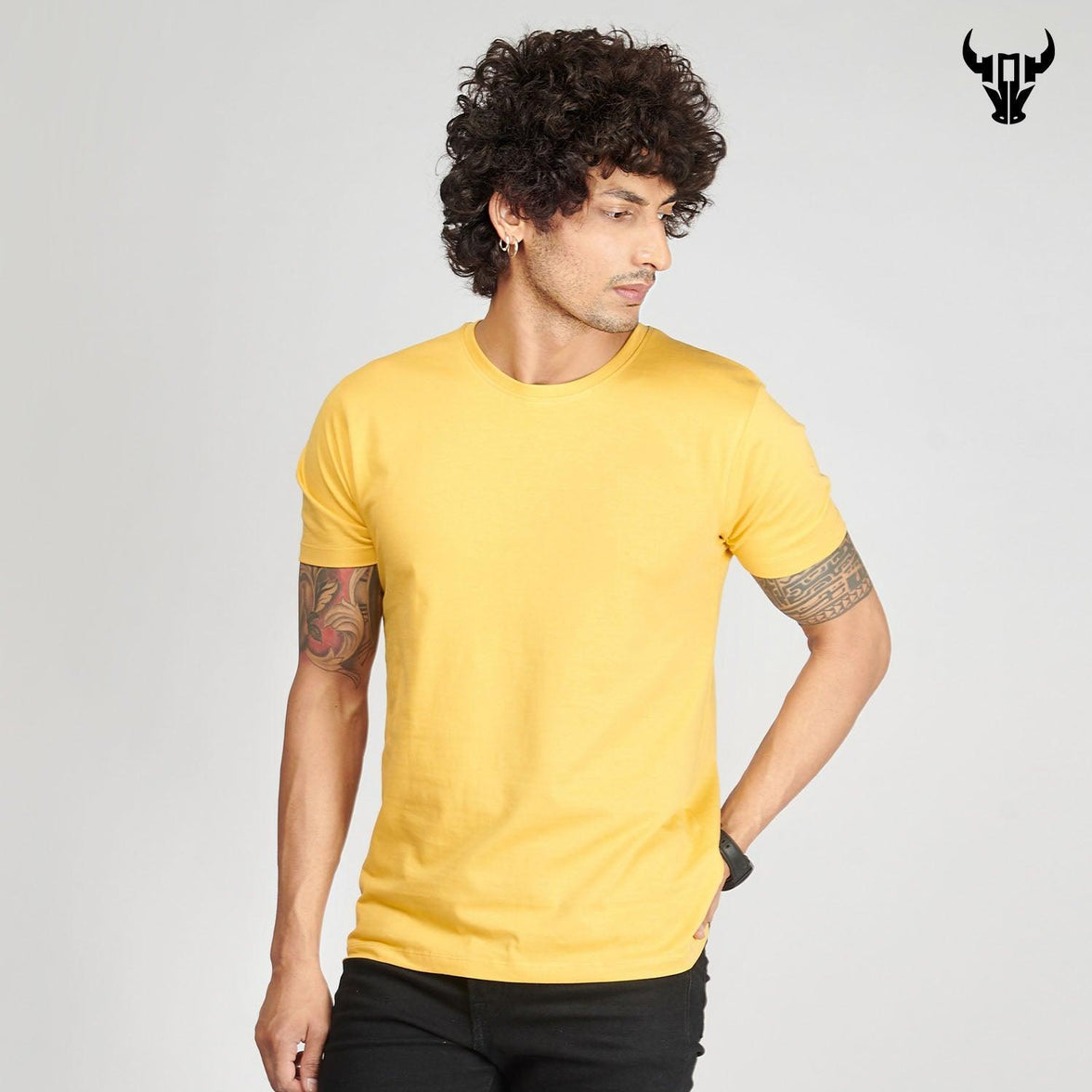 Happy Yellow Men's Half Sleeve T-Shirt - House Of Hustlers