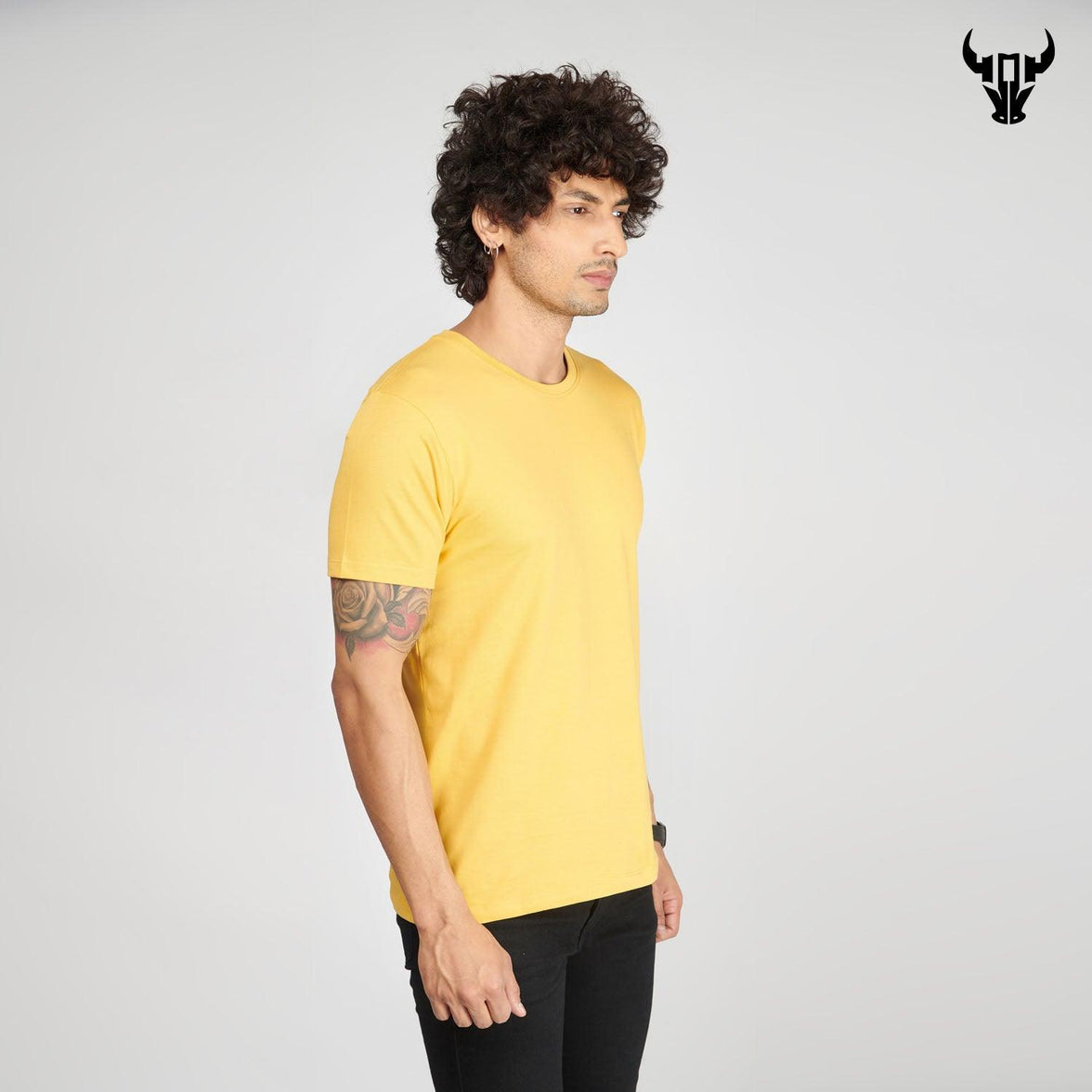 Happy Yellow Men's Half Sleeve T-Shirt - House Of Hustlers