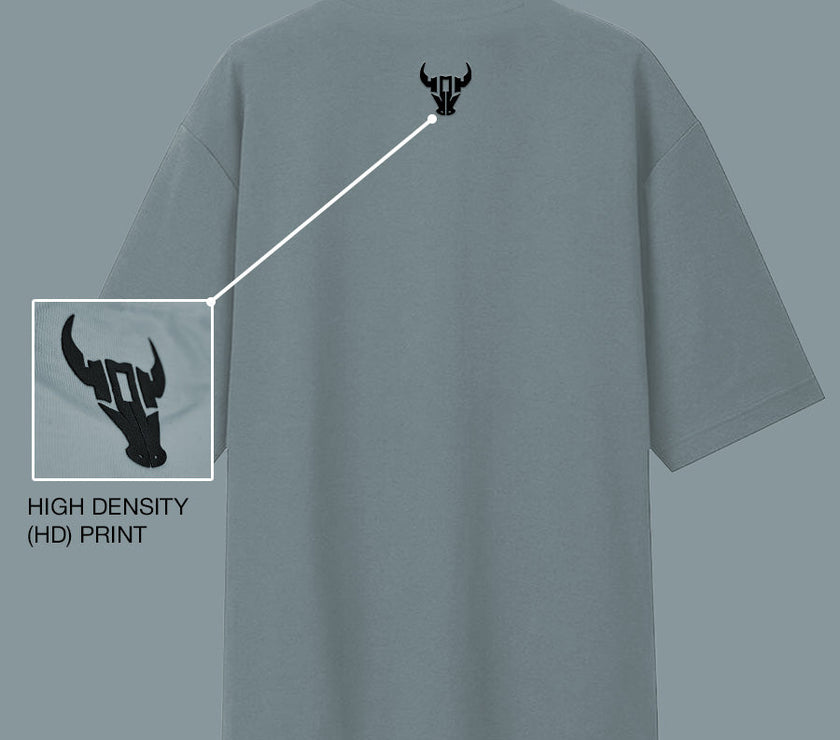 'Hustle' Sage Green Unisex Oversized Tee - House Of Hustlers