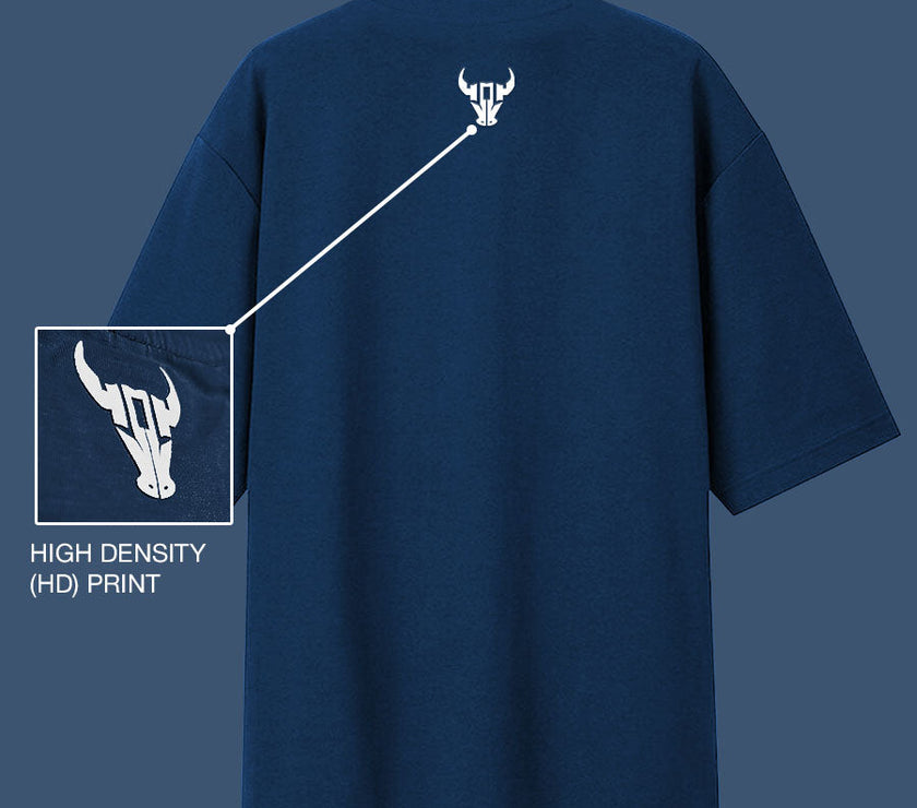 'Hustle' Teal Unisex Oversized Tee - House Of Hustlers