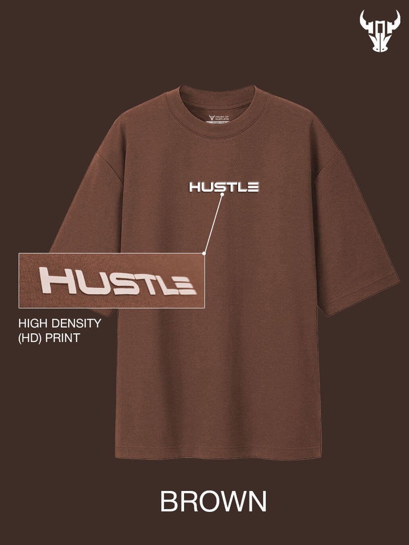 'Hustle' Unisex Oversized Tee - House Of Hustlers
