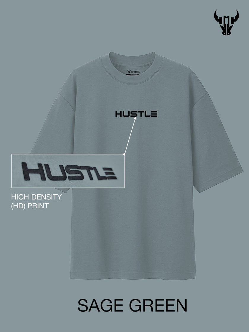 'Hustle' Unisex Oversized Tee - House Of Hustlers