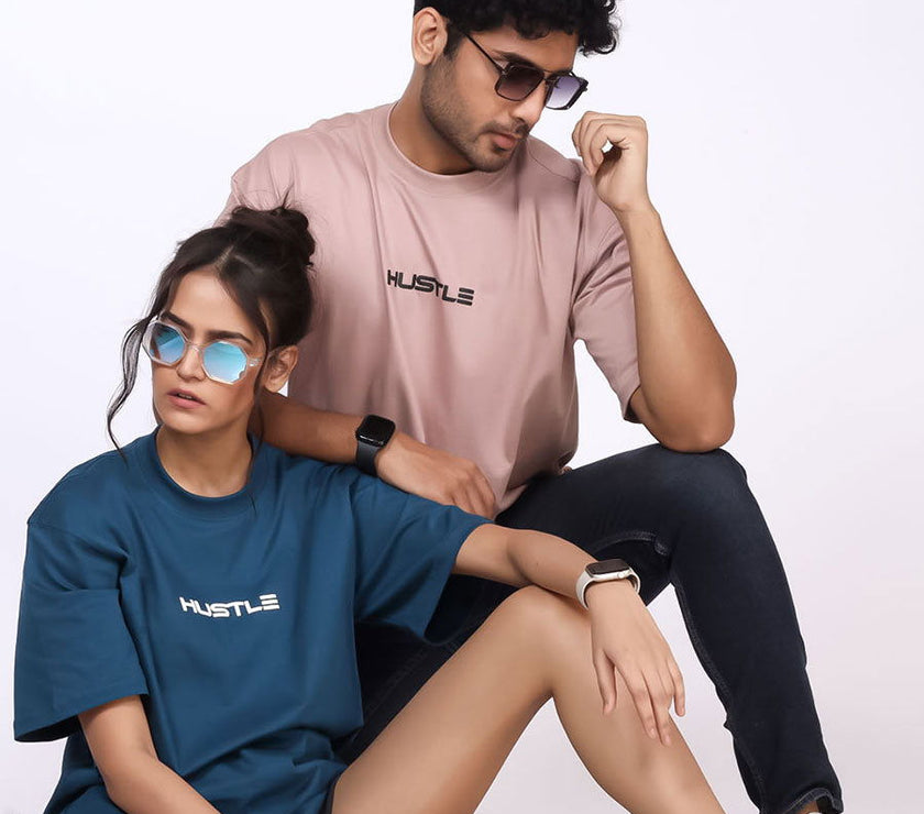 'Hustle' Unisex Oversized Tee - House Of Hustlers