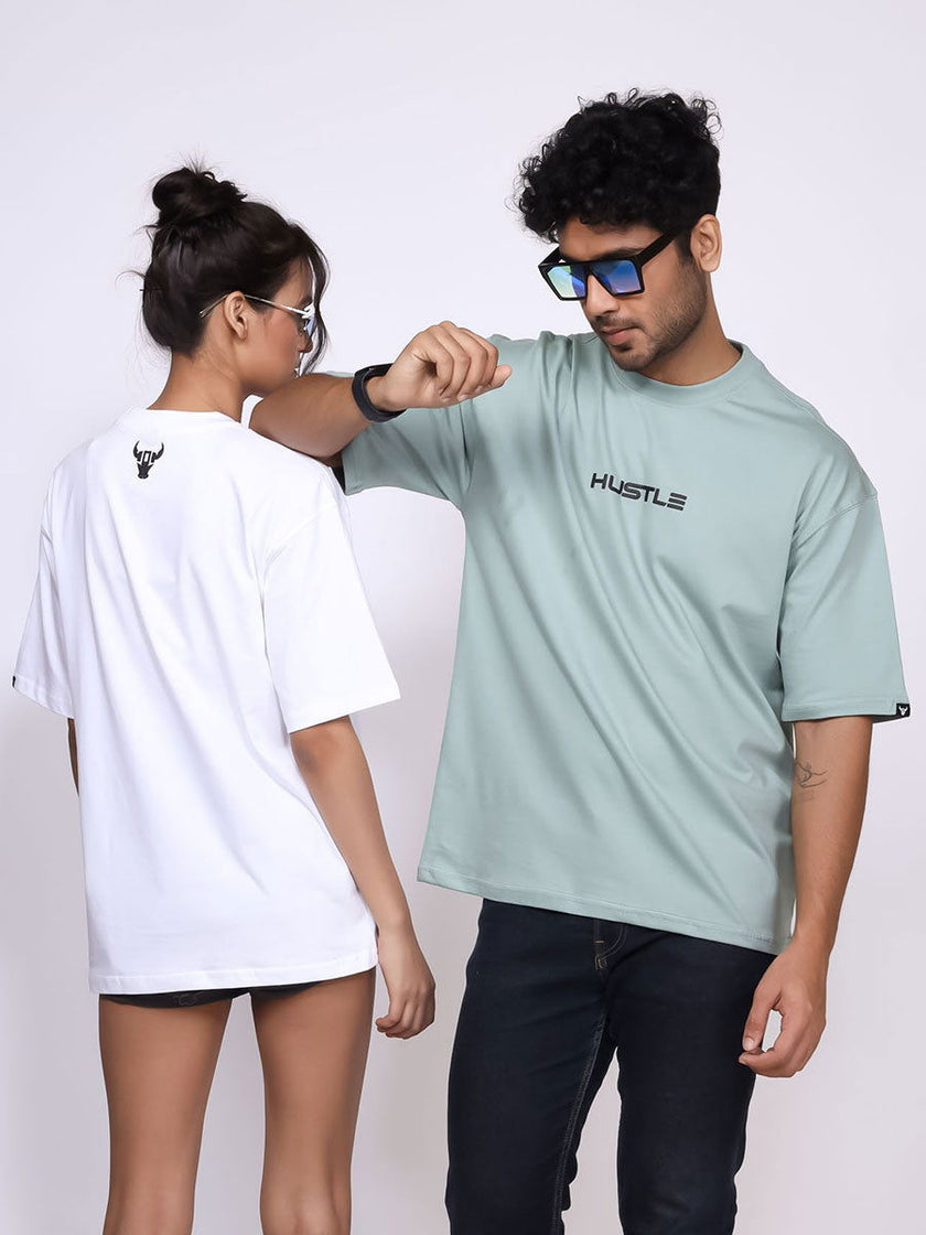 'Hustle' Unisex Oversized Tee - House Of Hustlers