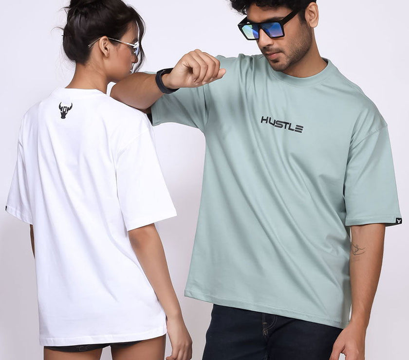'Hustle' Unisex Oversized Tee - House Of Hustlers