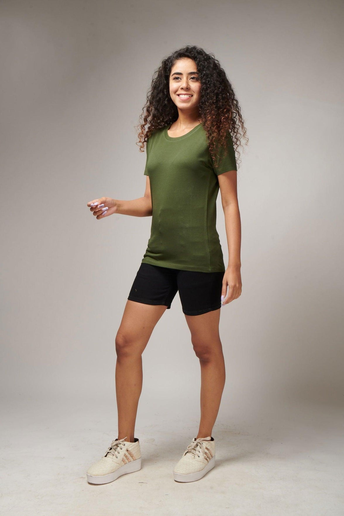 Jungle Green Women's Half Sleeve T-Shirt - House Of Hustlers