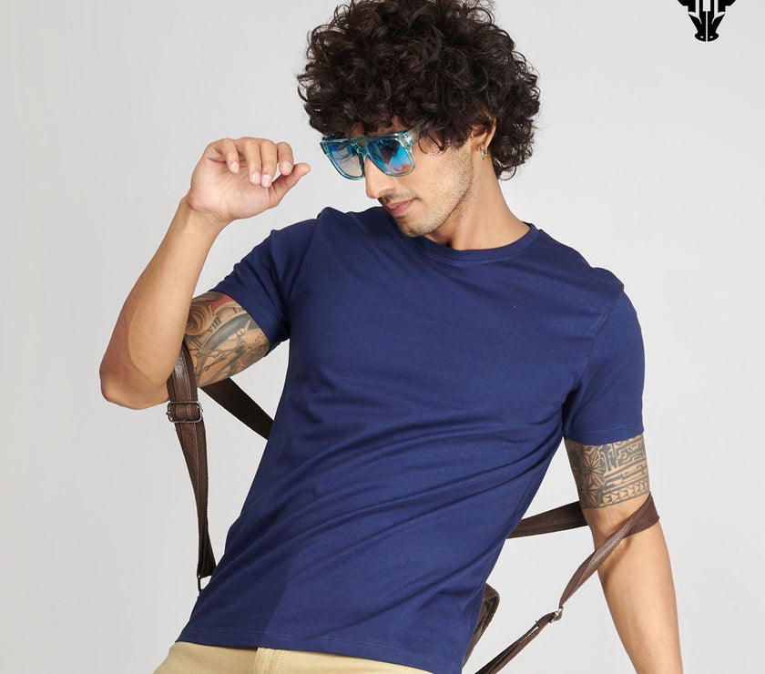 Medieval Blue Men's Half Sleeve T-Shirt - House Of Hustlers