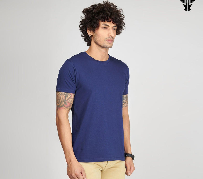 Medieval Blue Men's Half Sleeve T-Shirt - House Of Hustlers