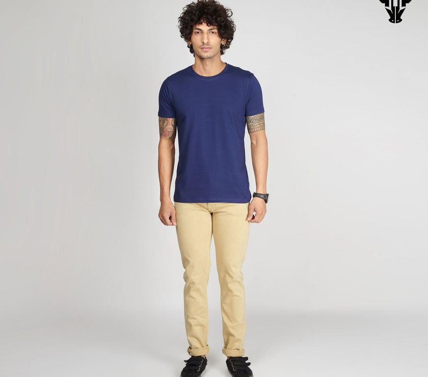 Medieval Blue Men's Half Sleeve T-Shirt - House Of Hustlers