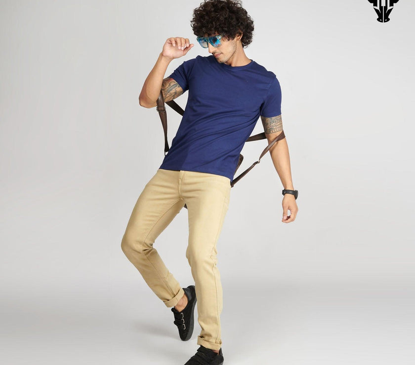 Medieval Blue Men's Half Sleeve T-Shirt - House Of Hustlers