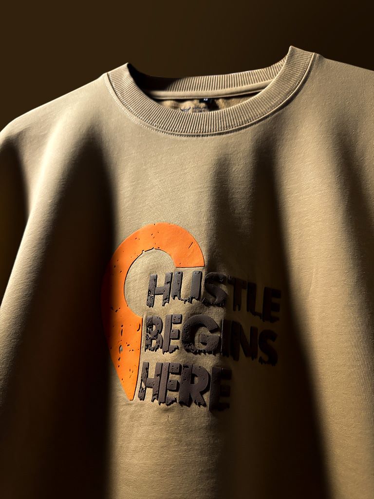 'Mumbai Map: Hustle Begins Here' Streetwear Unisex Oversized Tee - House Of Hustlers