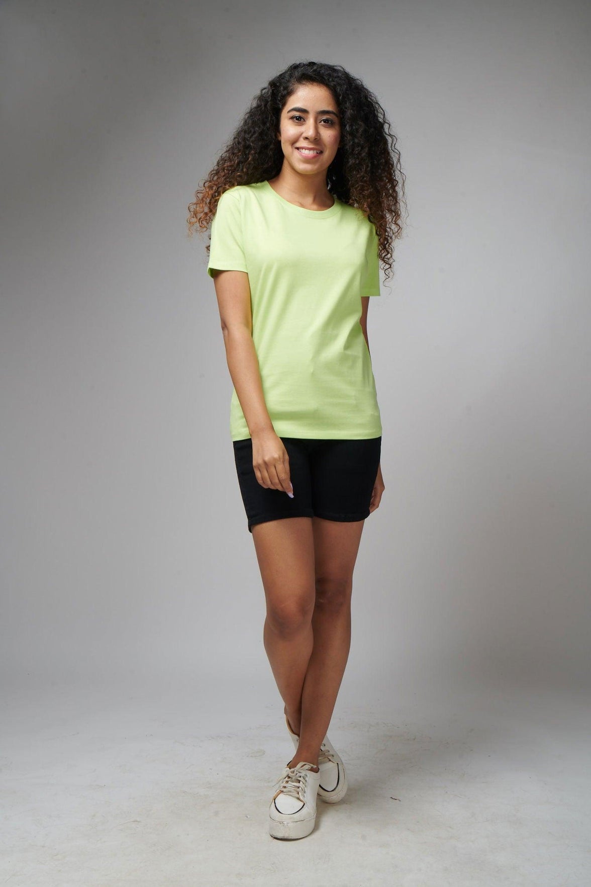Neon Green Women's Half Sleeve T-Shirt - House Of Hustlers