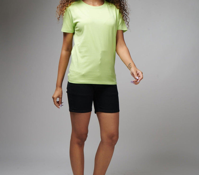 Neon Green Women's Half Sleeve T-Shirt - House Of Hustlers